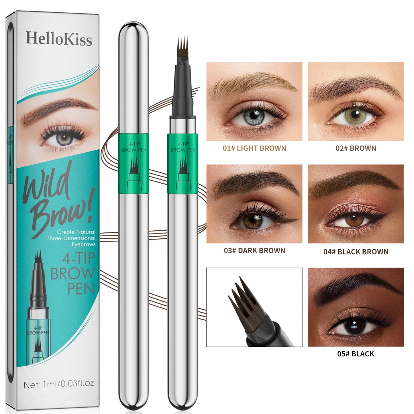 NEW Merone™ – 3D Microblading Effect Eyebrow Pen by Eishelle